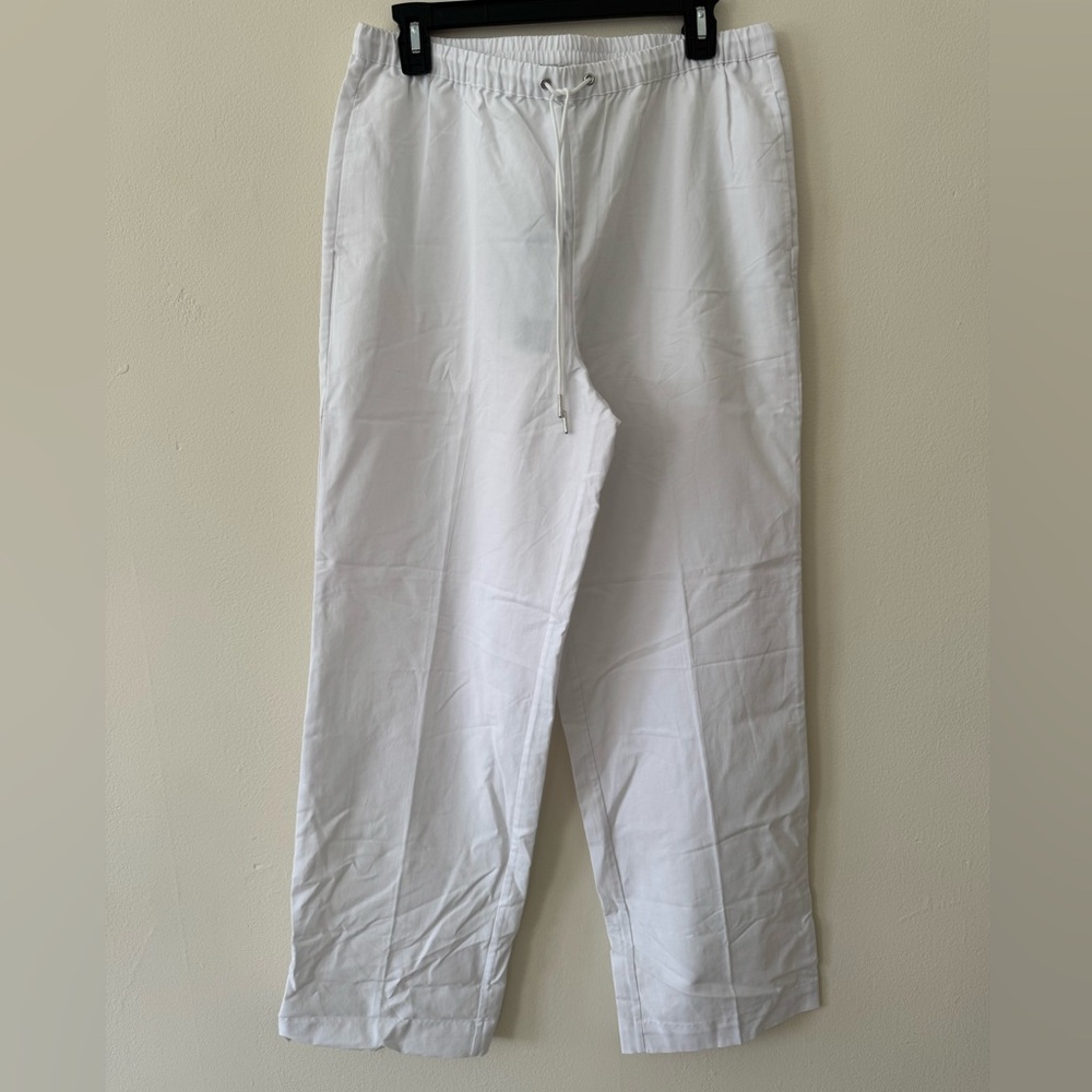 Jenni Kayne White Drawstring Pant